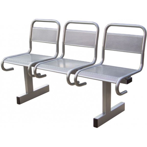 Перфорированные секции стульев со склада в Нижнем Новгороде.